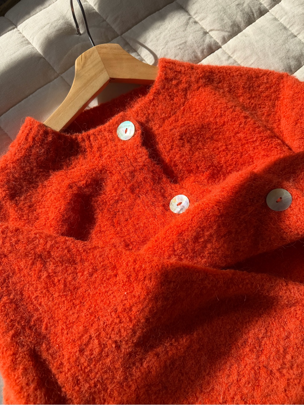 Nikki Chasin Cardigan Alpaca Fuzzy Cardigan — image 7 of 8